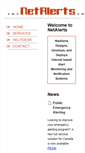 Mobile Screenshot of netalerts.ca