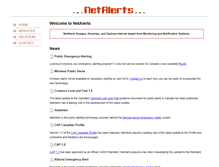 Tablet Screenshot of netalerts.ca
